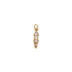 Gold Radiant Moments Birthstone Charms