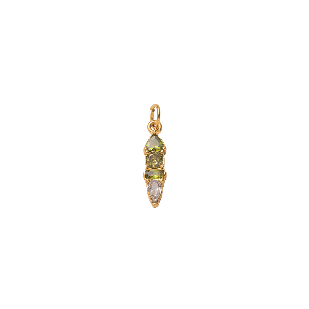 Gold Radiant Moments Birthstone Charms