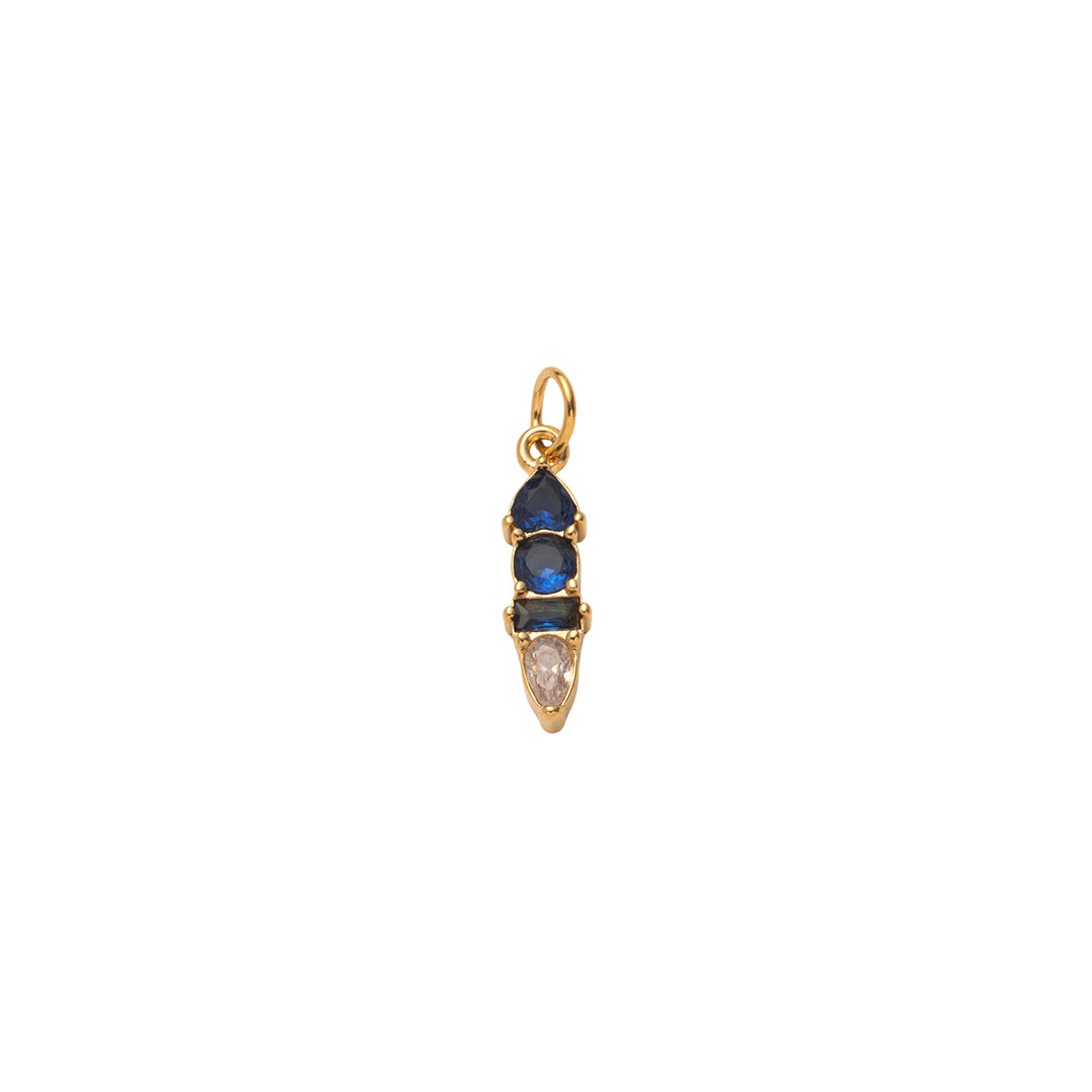 Gold Radiant Moments Birthstone Charms