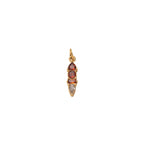 Gold Radiant Moments Birthstone Charms