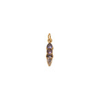 Gold Radiant Moments Birthstone Charms