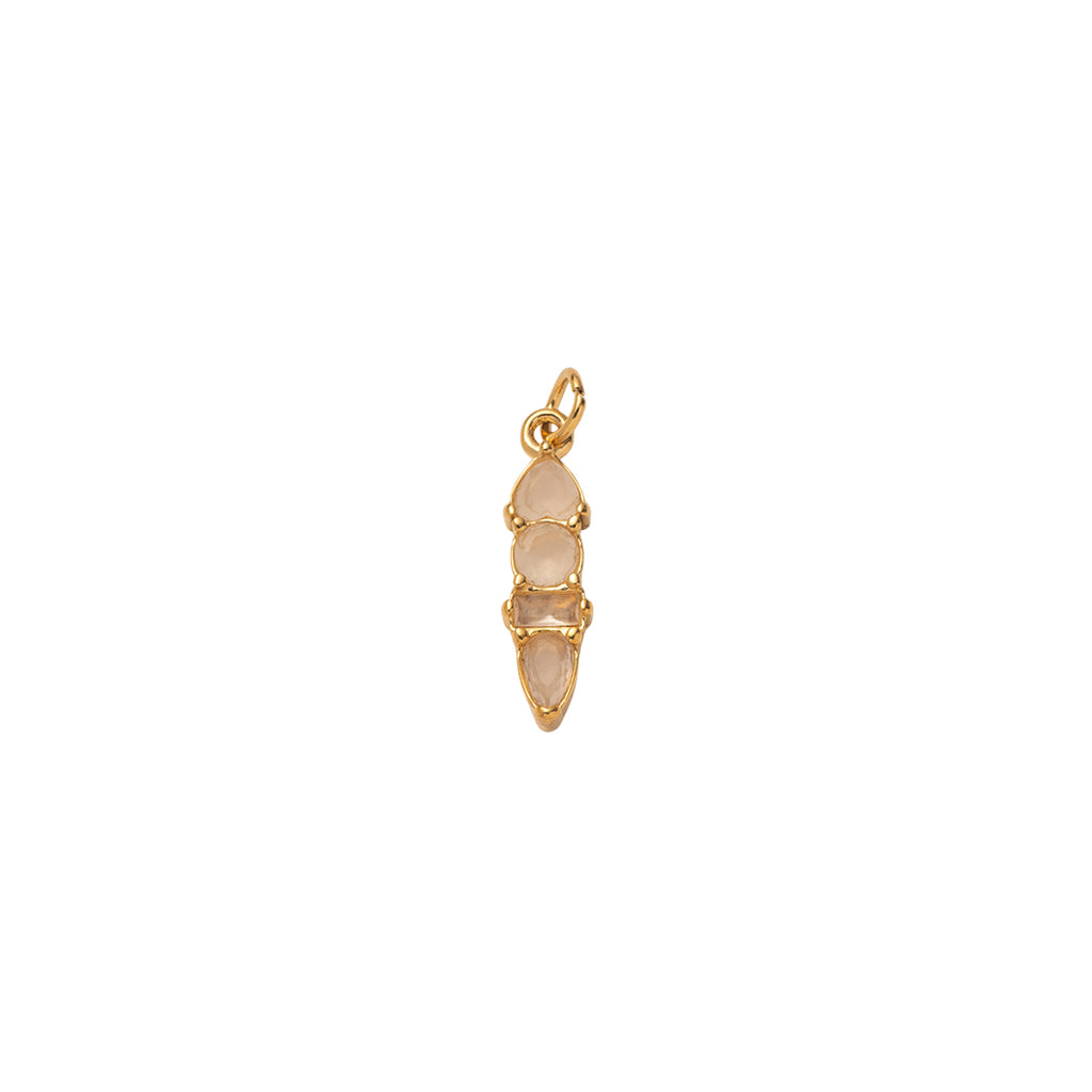 Gold Radiant Moments Birthstone Charms
