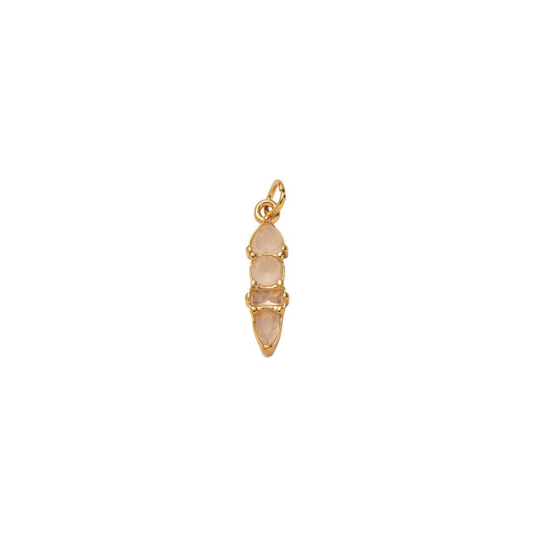 Gold Radiant Moments Birthstone Charms