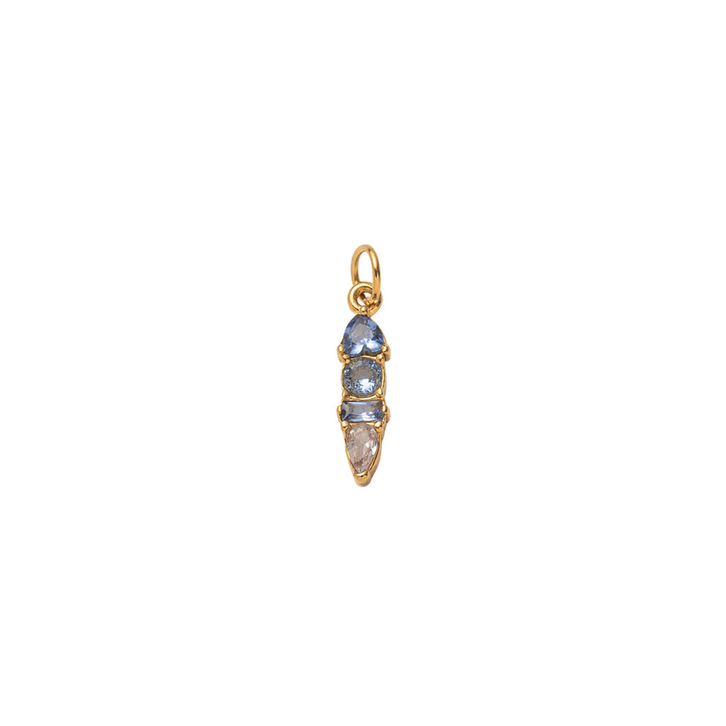 Gold Radiant Moments Birthstone Charms
