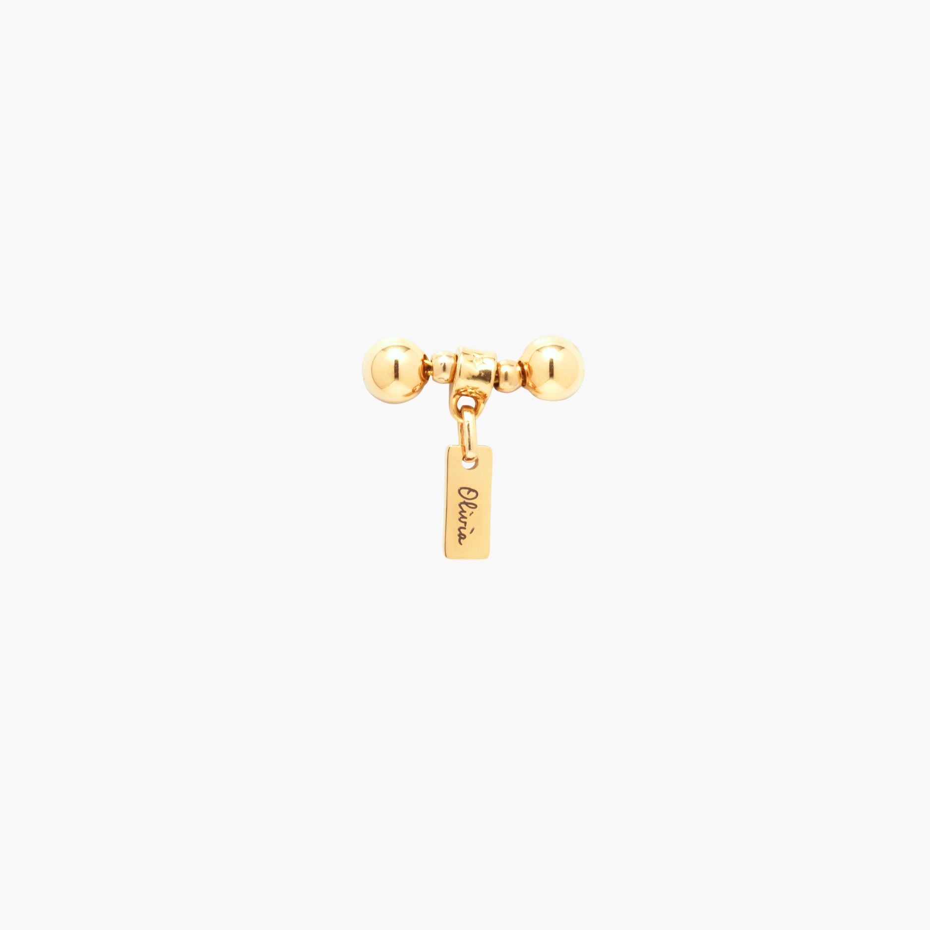 Gold MagMix Engraved Bar Charm Centerpiece