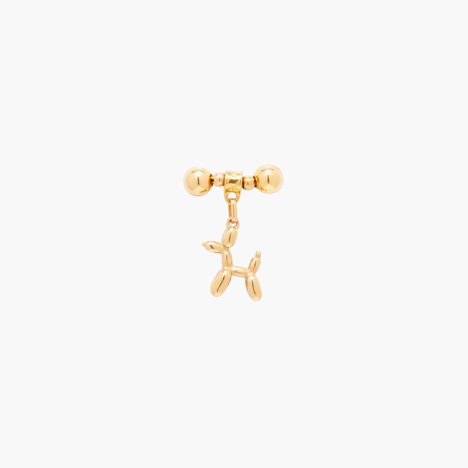 Gold MagMix Balloon Dog Charm Centerpiece