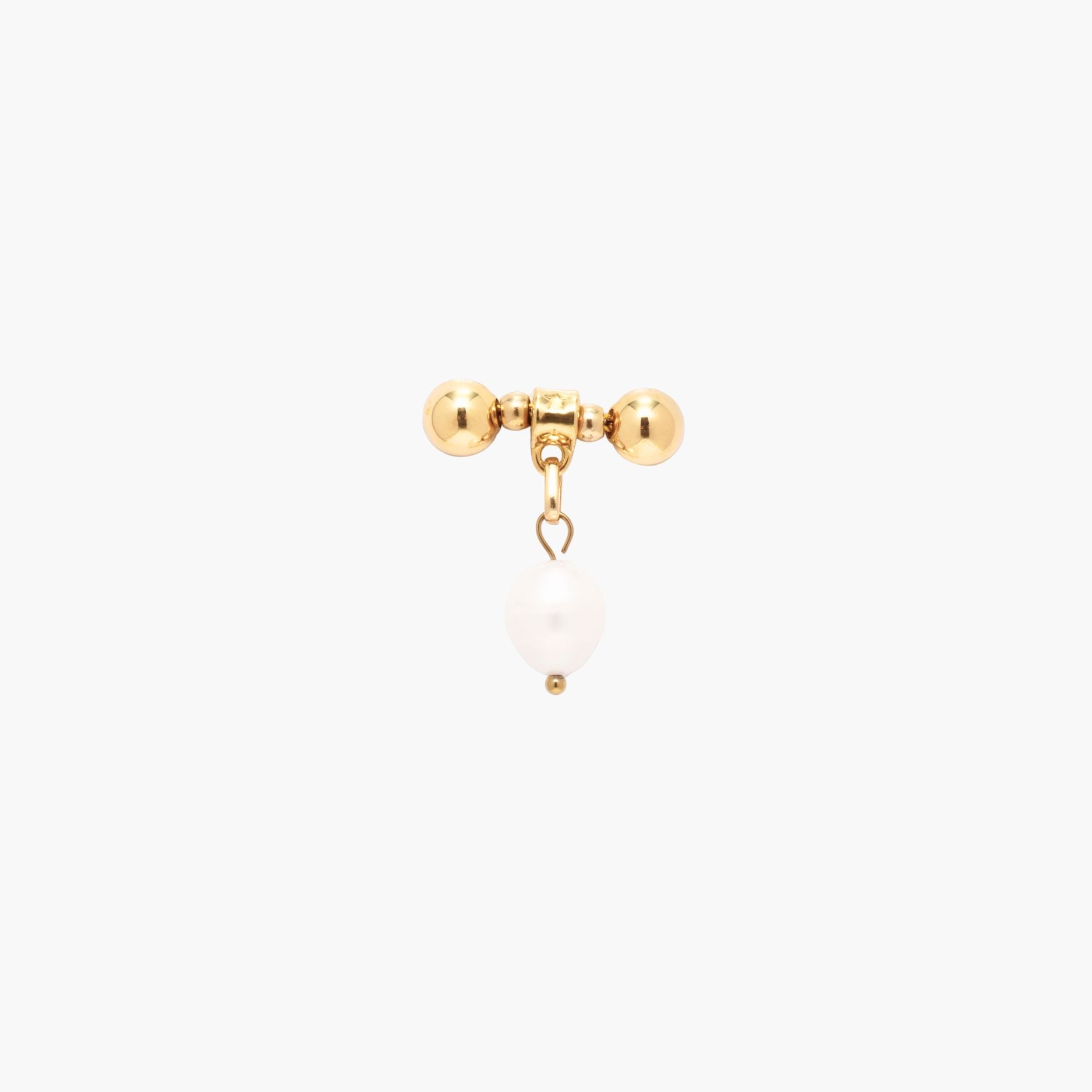 Gold MagMix Freshwater Pearl Charm Centerpiece