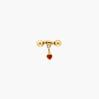 Gold MagMix Heart Birthstone Charm Centerpiece