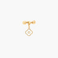Gold MagMix Pearl Clover Initial Charm Centerpiece