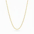 Gold Mini Metal Beads Chain Necklace