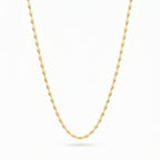 Gold Mini Metal Beads Chain Necklace