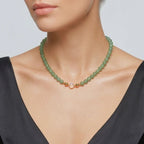 MagMix Green Aventurine Bead Necklace