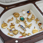 Gold Custom Pet Portrait Necklace