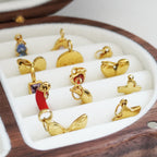 Gold Custom Pet Portrait Necklace