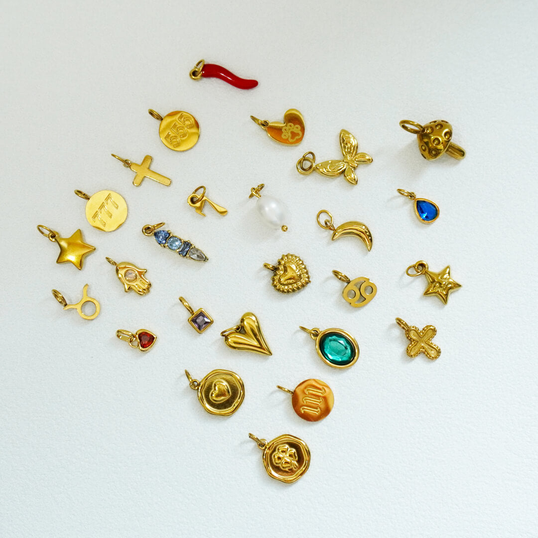 Gold Waterdrop Birthstone Necklace