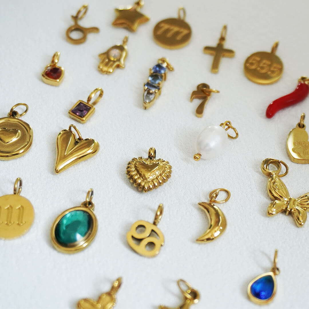 Gold Waterdrop Birthstone Necklace
