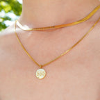 Gold Angel Number Necklace