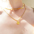 Gold Angel Number Necklace