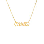 Gold Custom Infinity Name Necklace