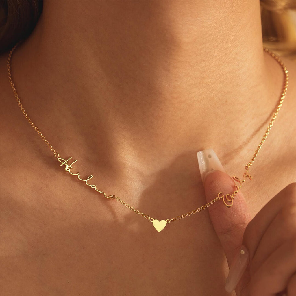 Gold Custom Lovelink Name Necklace