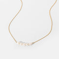 Gold Freshwater Pearl Necklace