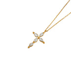 Gold Guardian Cross Necklace