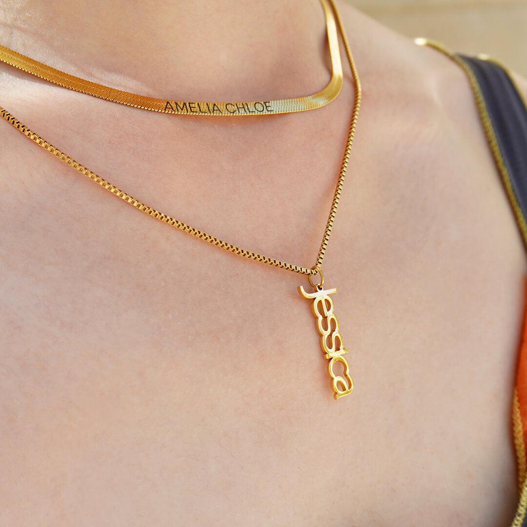 Gold Personalized Name Necklace