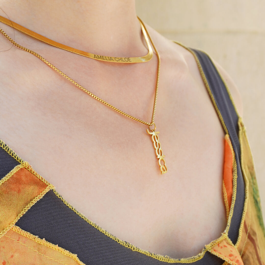 Gold Personalized Name Necklace