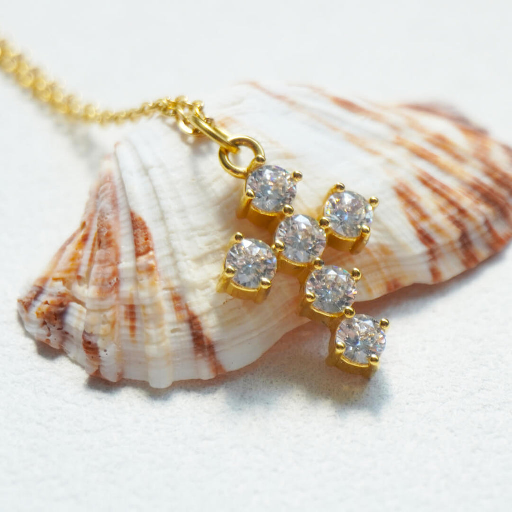 Gold Everyday Cross Necklace