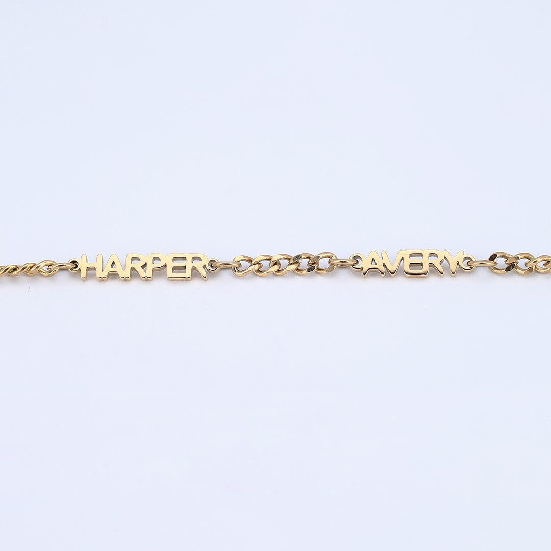 june-elle-gold-custom-multi-name-bracelet-detail