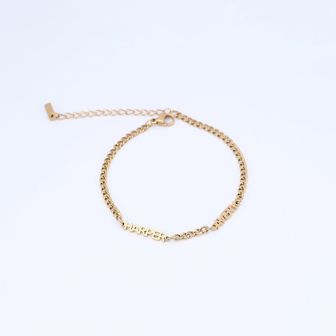 june-elle-gold-custom-multi-name-bracelet