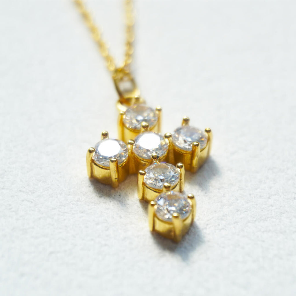Gold Everyday Cross Necklace