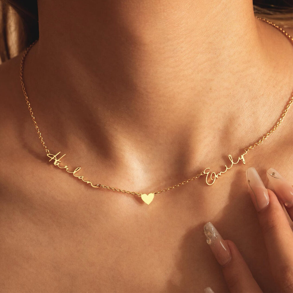 Gold Custom Lovelink Name Necklace