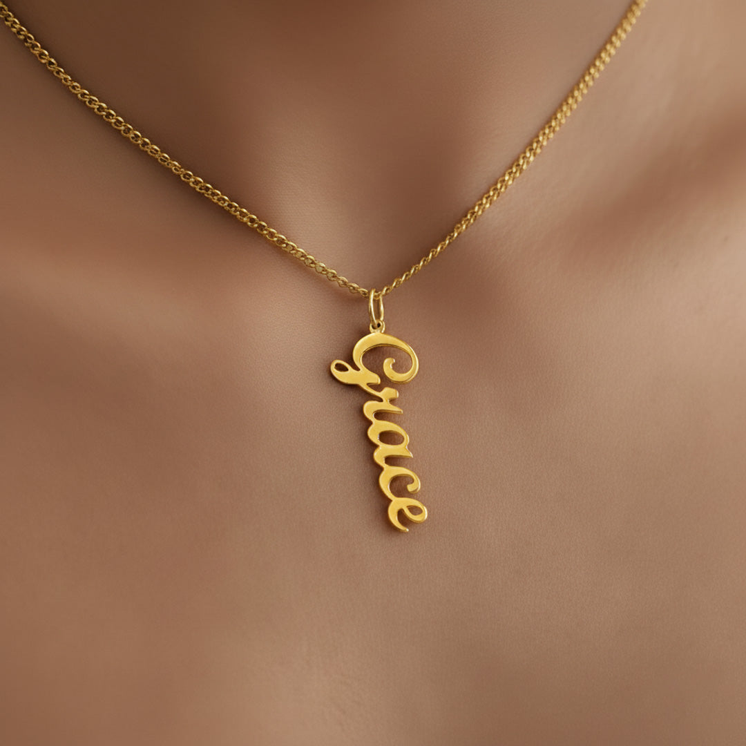 Gold Personalized Name Necklace