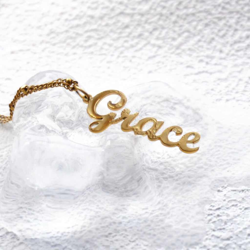 Gold Personalized Name Necklace